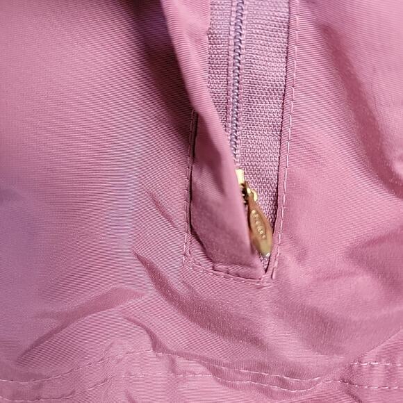 Vintage LL Bean Jacket Coat Sz M Pink Baxter State Parka Hooded Plaid Wool Lined - Picture 12 of 16